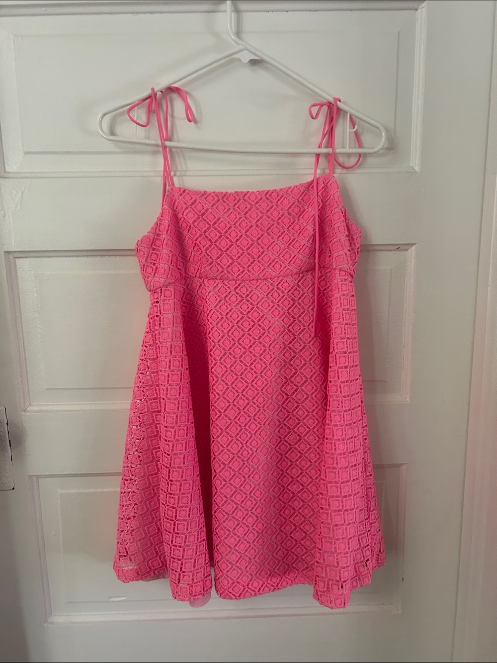 Amanda Uprichard Pink Babydoll dress